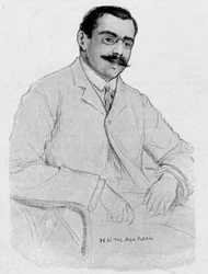 The Aga Khan: Who Voices the Muslim vädjan till vicekungen, illustration från 